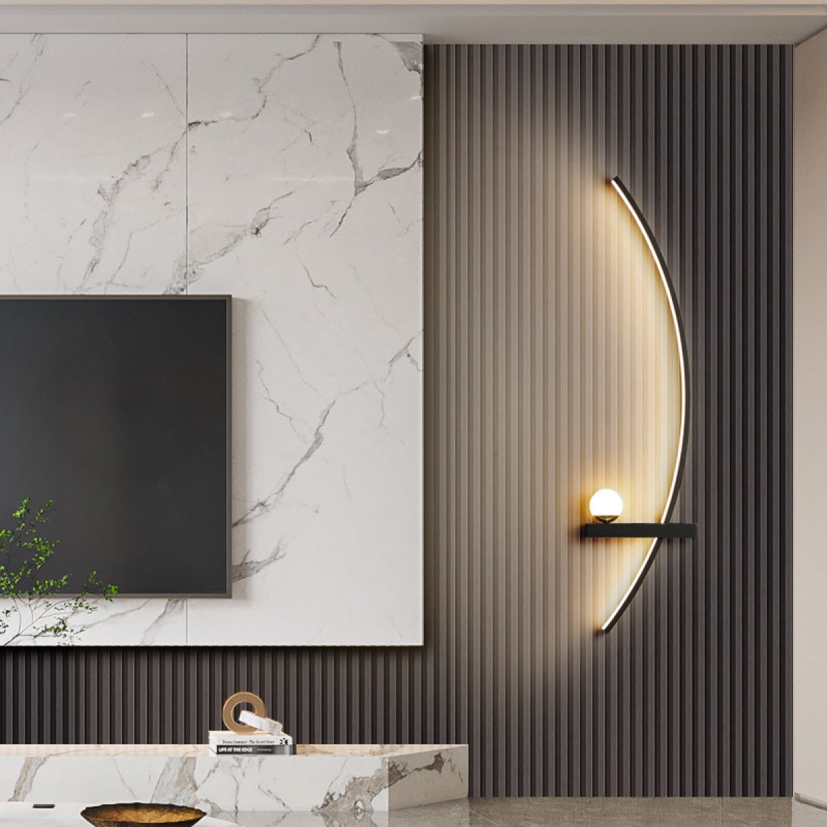 Kage – Applique murale LED linéaire nordique