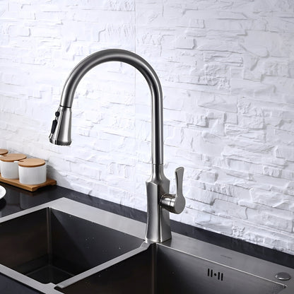 Nerio – Robinet Mitigeur Extensible Noir
