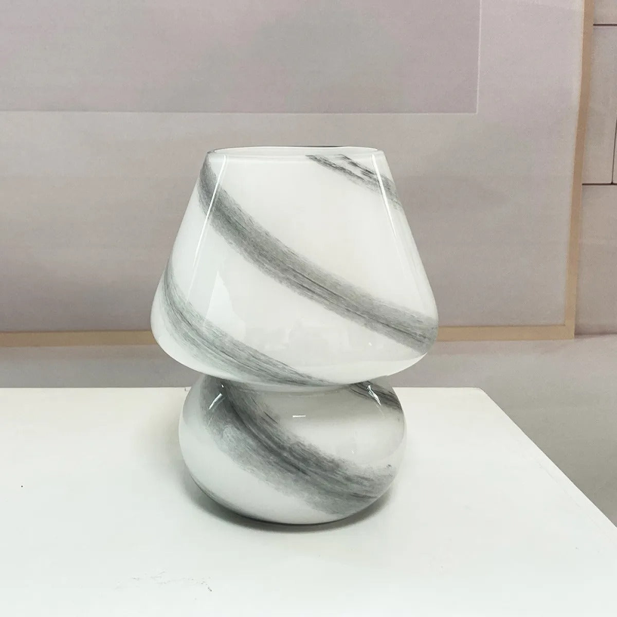 Yuna – Lampe Champignon en Verre Fait Main