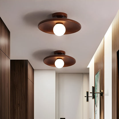 Yuki – Lampe de plafond en bois minimaliste
