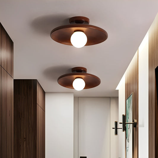 Yuki – Lampe de plafond en bois minimaliste