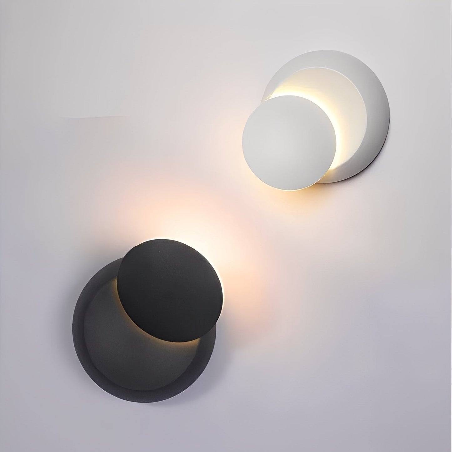 Luna – Applique Murale Éclipse Lunaire Rotative