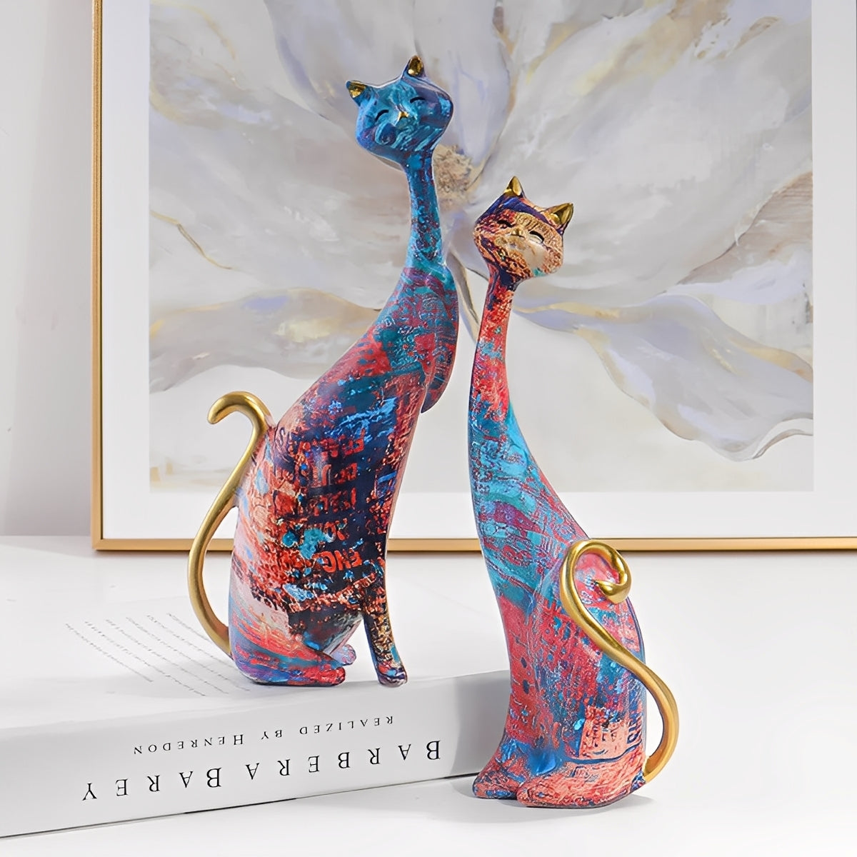 Katrin – Figurine de chat élégante