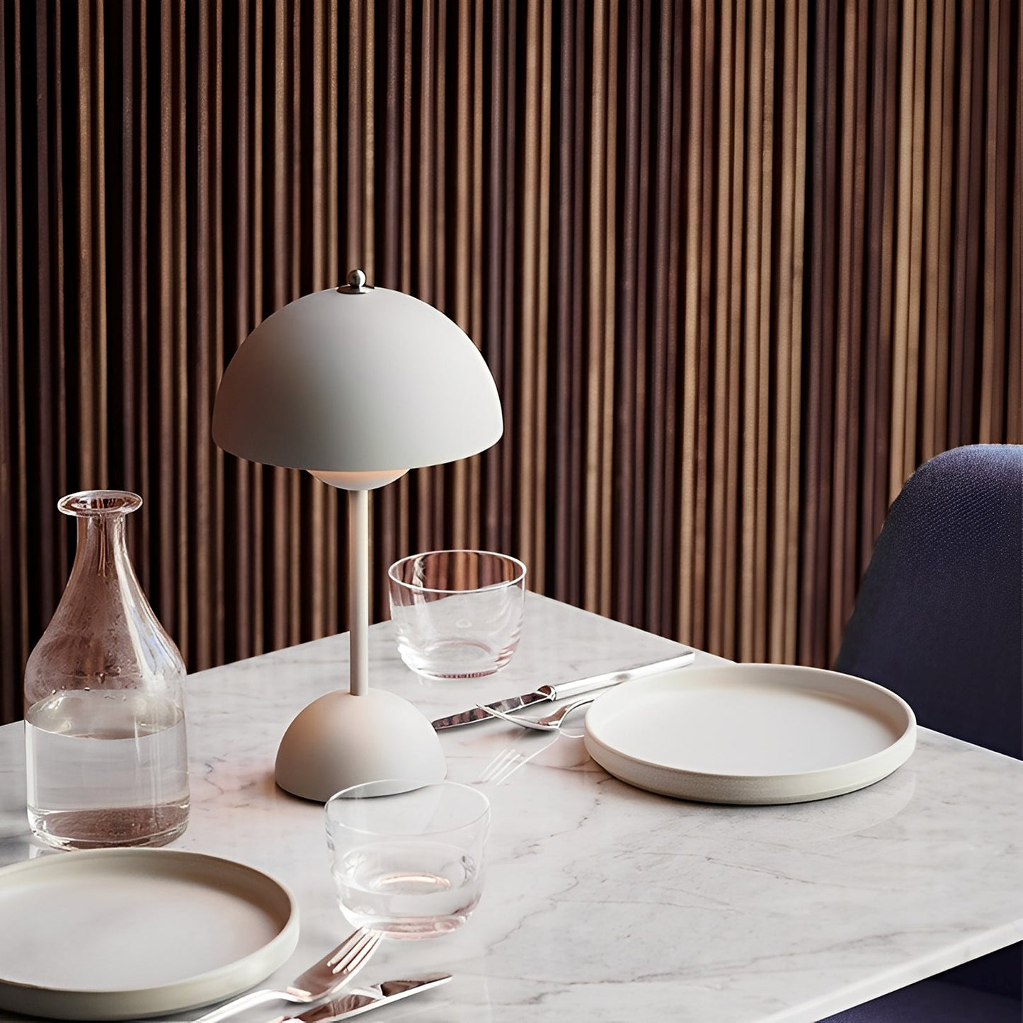 Mona – Lampe de Table Champignon Rechargeable