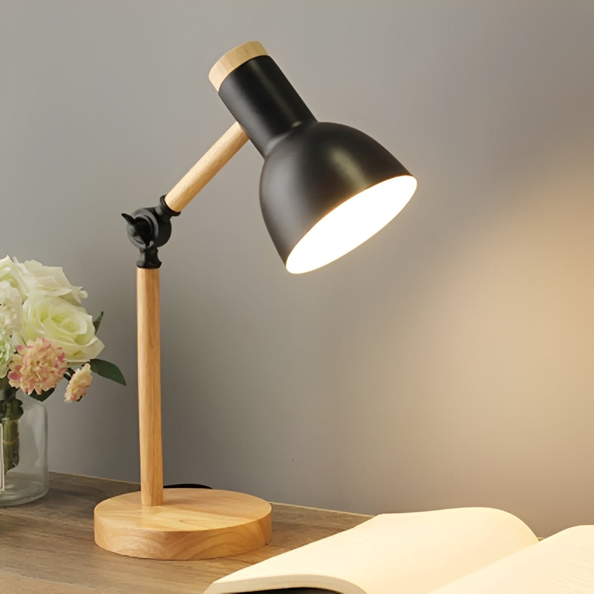 David – Lampe de Chevet Protection des Yeux Nordique