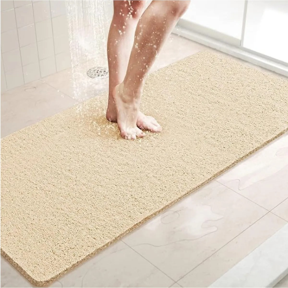 Raki – Tapis de sol antidérapant en PVC pour salle de bain