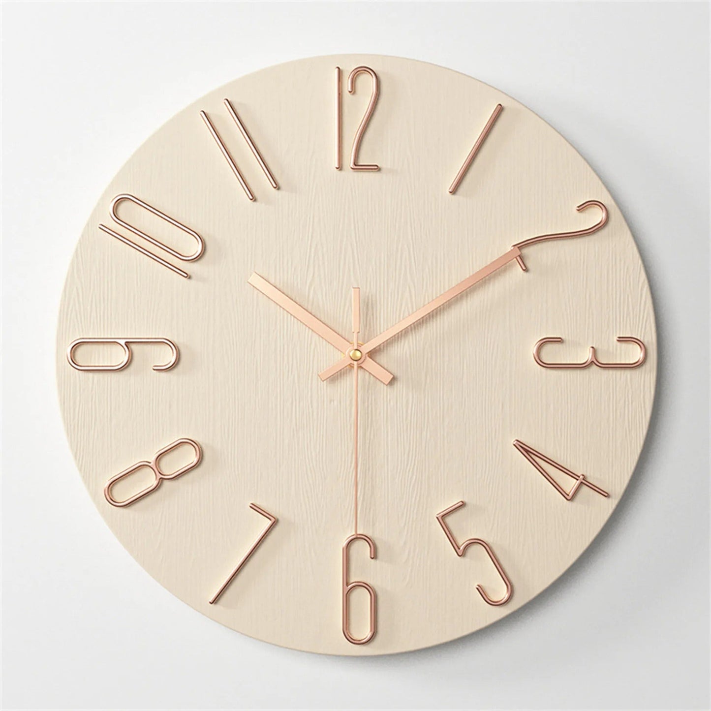 Lennox – Horloge murale simple de 12 pouces