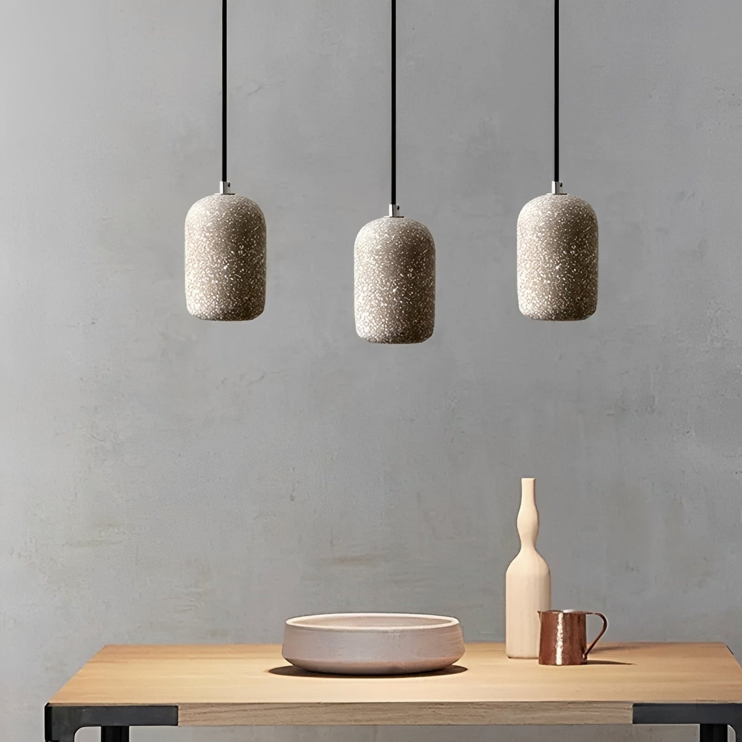 Kjell – Lampe suspendue en béton industrielle