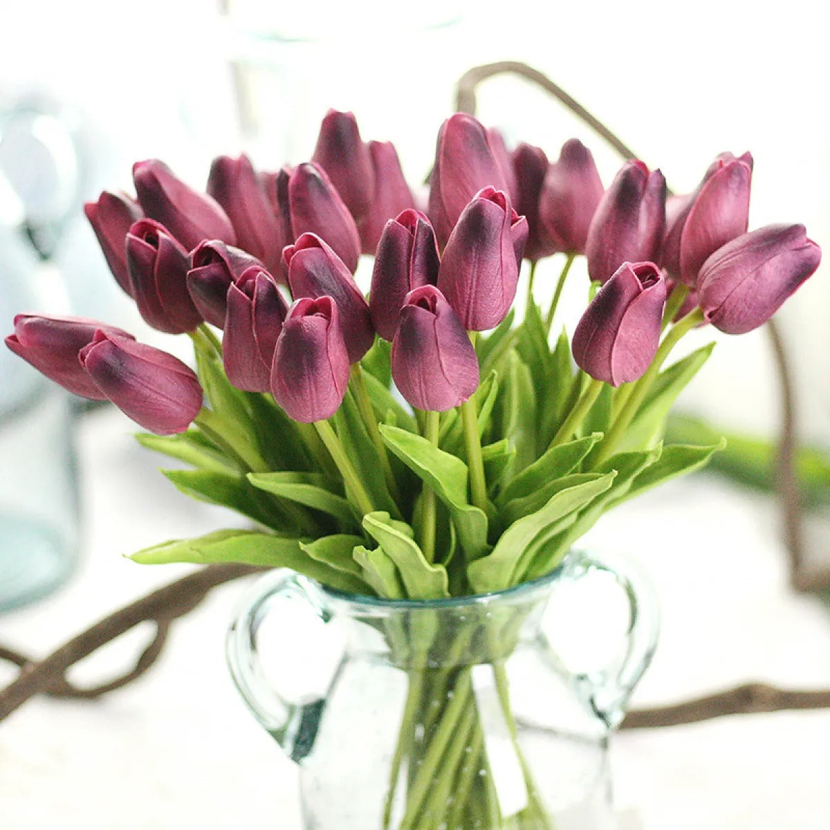 Xyra – Fines décorations de table en fleurs artificielles