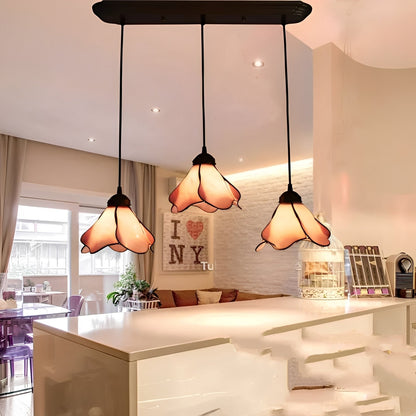 Vivienne – Suspension en Verre Tiffany Rétro