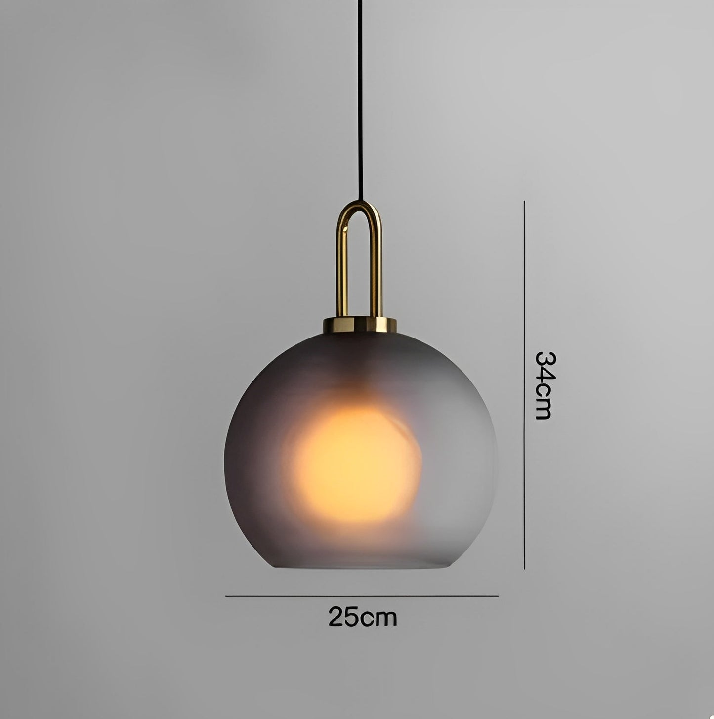 Shanna – Boule de Verre Nordique Suspension