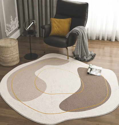 Ivara – Tapis en peluche géométrique