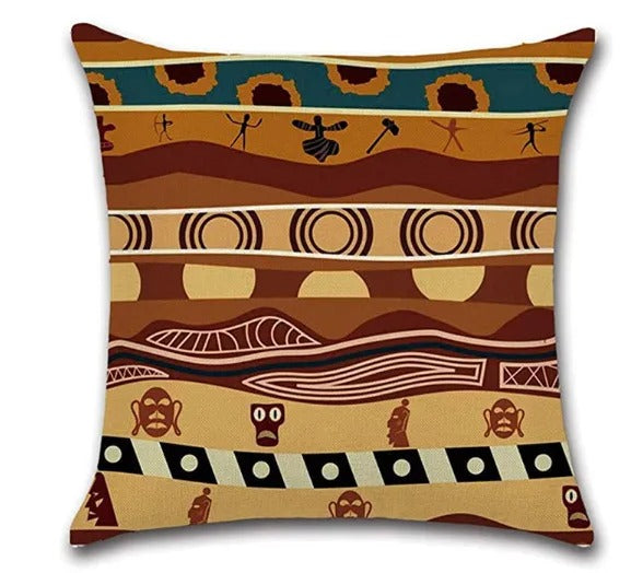 Arkel – Housse de Coussin Abstraite Géométrique