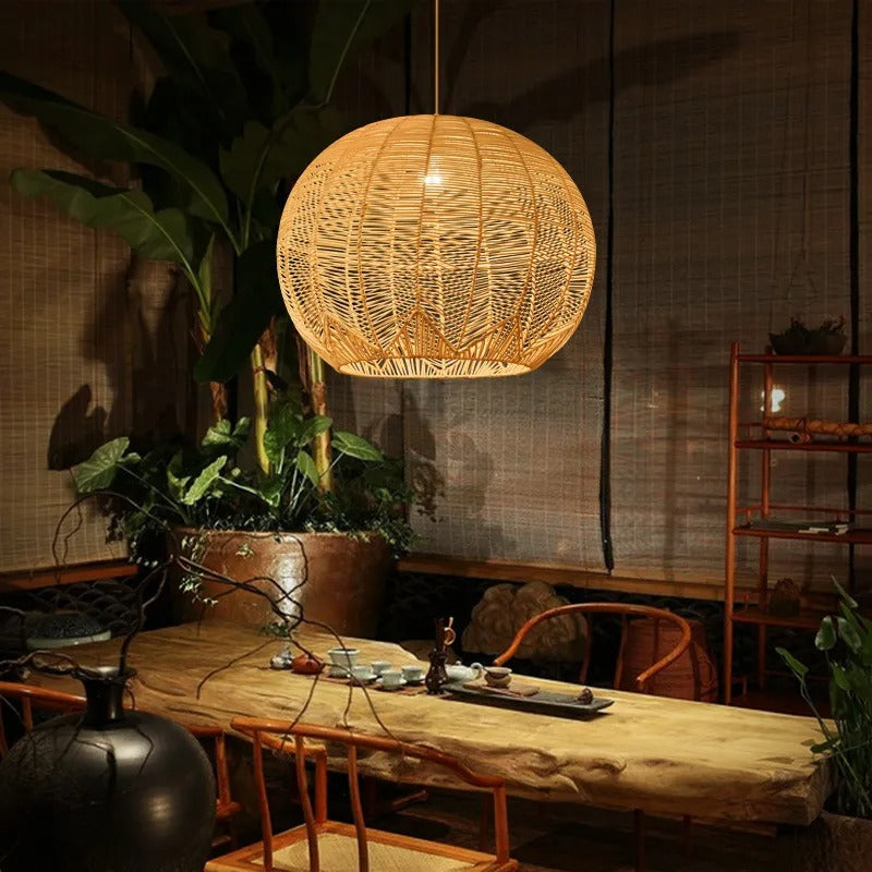 Aiko – Suspension en rotin Zen japonaise