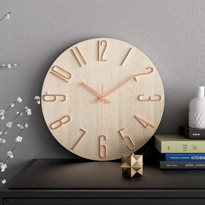 Lennox – Horloge murale simple de 12 pouces