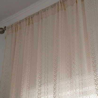 Sae – Rideau en crochet semi-transparent