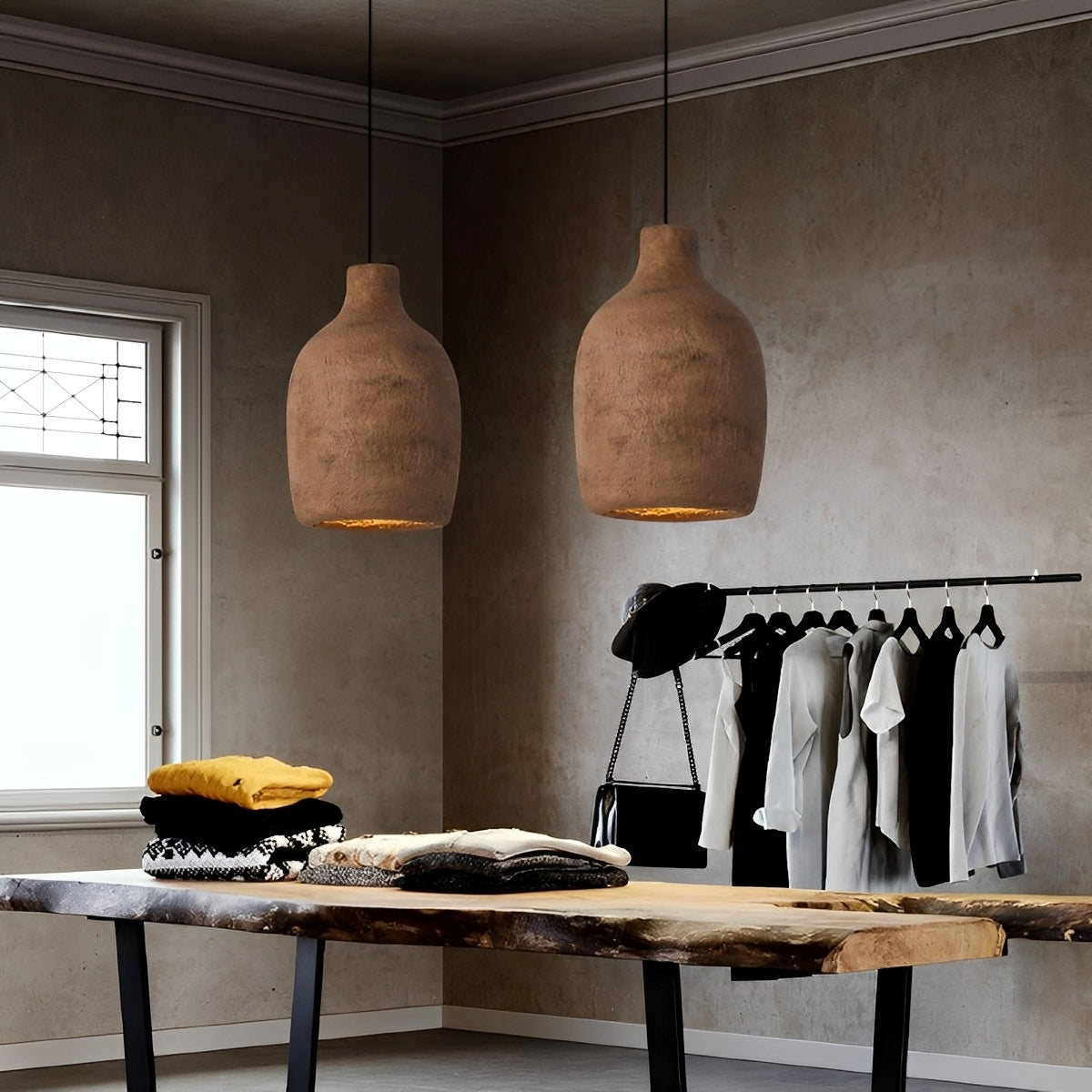 Romy – Suspension Industrielle Rétro