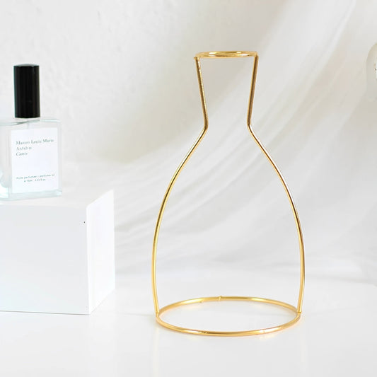 Del – Vase en fil de fer en fer