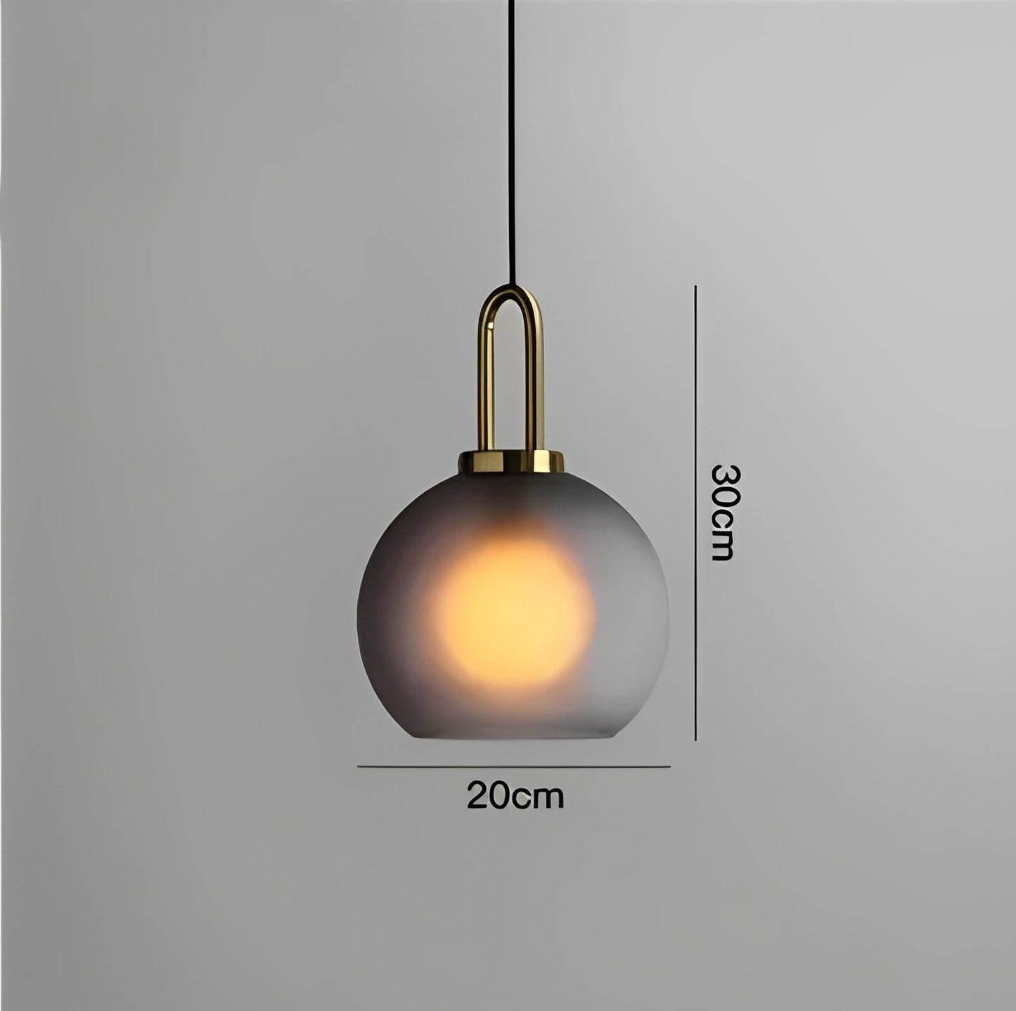 Shanna – Boule de Verre Nordique Suspension