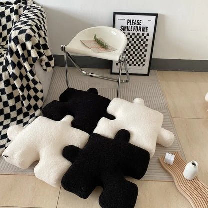 PuzzlePlush – Coussin créatif au design de pièce de puzzle