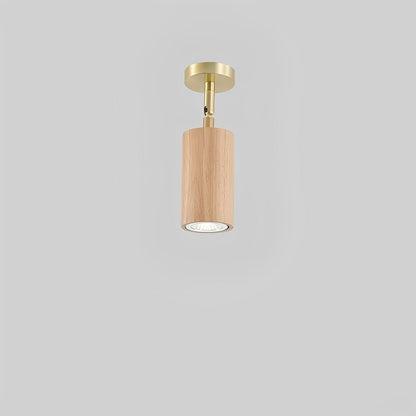 Nerea – Lampe de Plafond en Bois Moderne