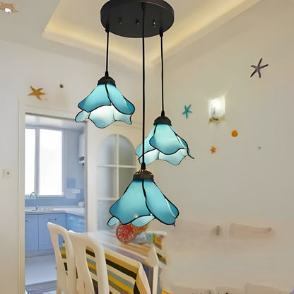 Vivienne – Suspension en Verre Tiffany Rétro