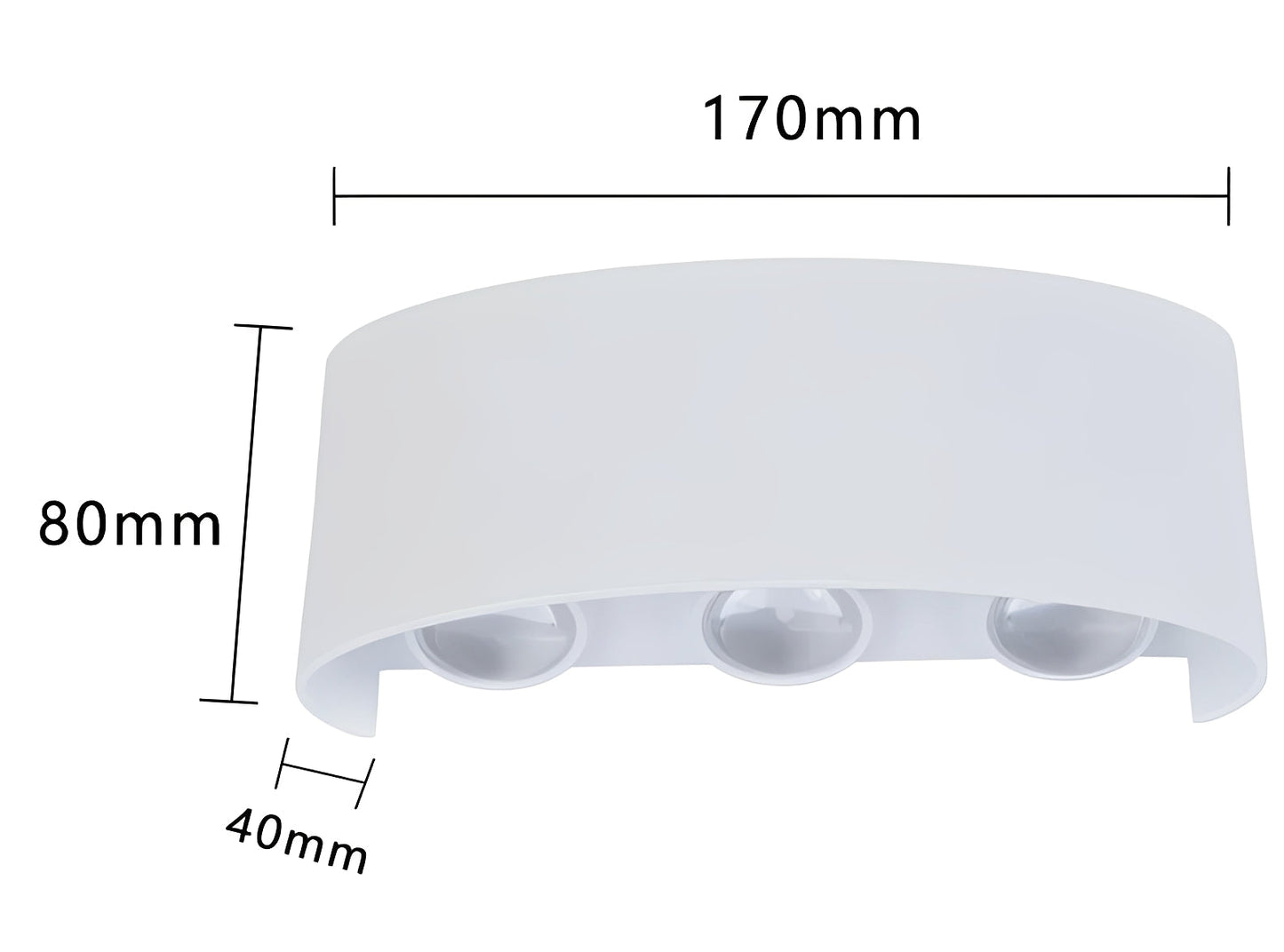 Alva – Lampe murale LED imperméable