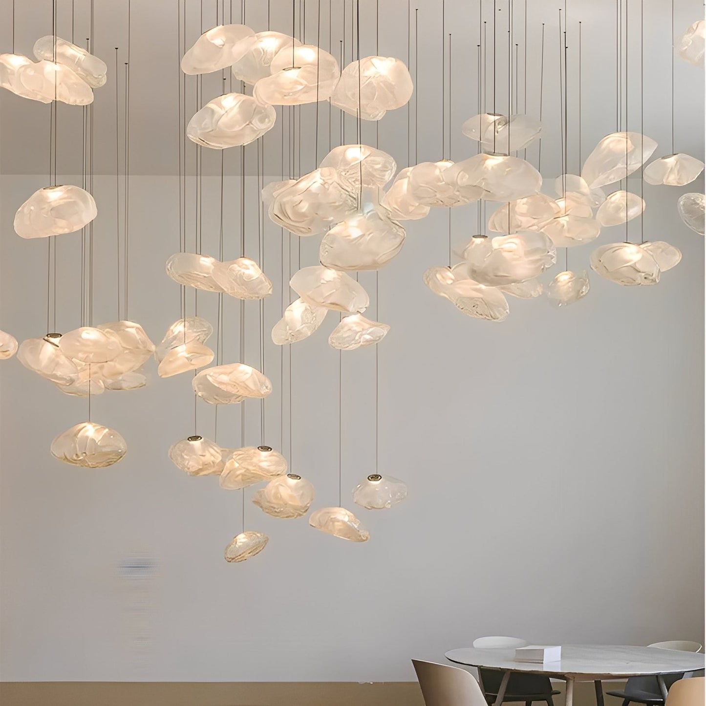Dorian – Élégante Suspension en Verre LED