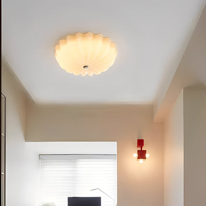 Hana – Lampe de Plafond en Verre de Style Moderne Crème