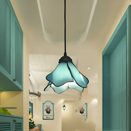 Vivienne – Suspension en Verre Tiffany Rétro