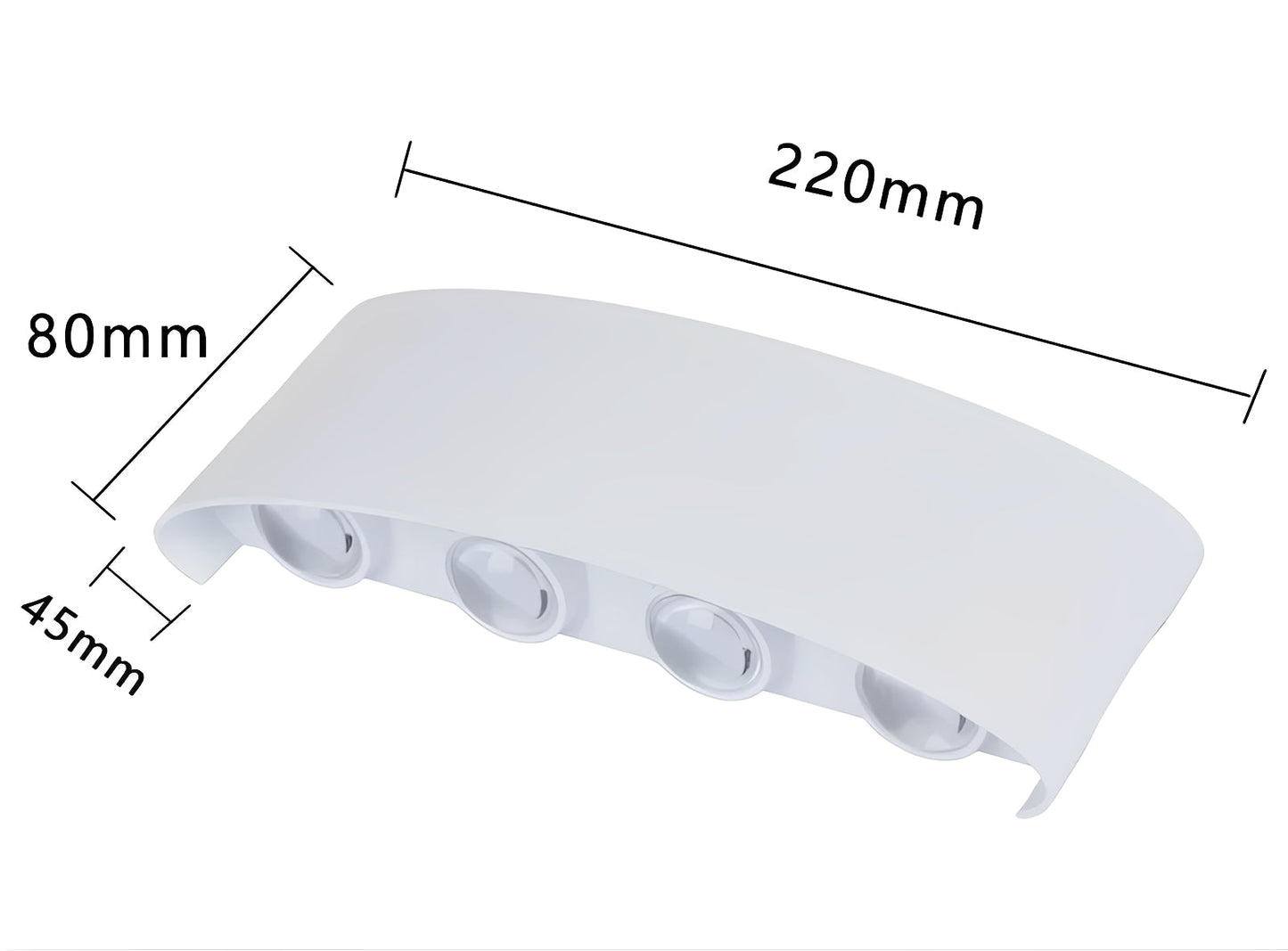 Alva – Lampe murale LED imperméable