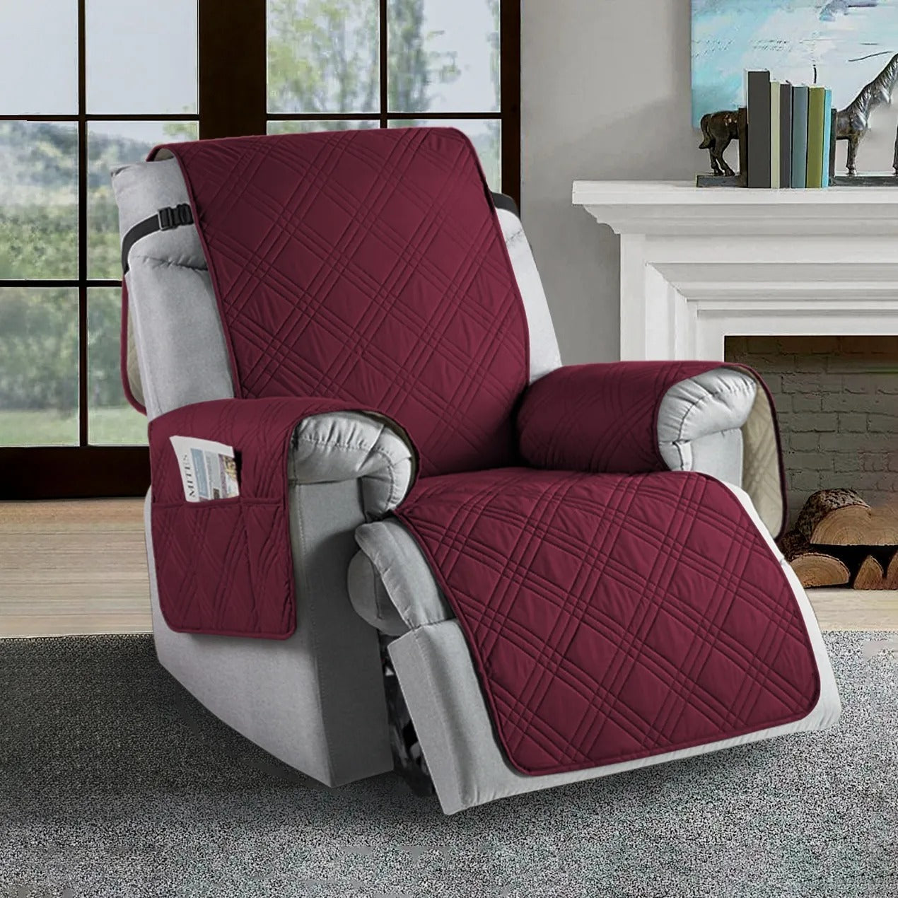 Chivas – Housse de coussin de sofa imperméable antidérapante