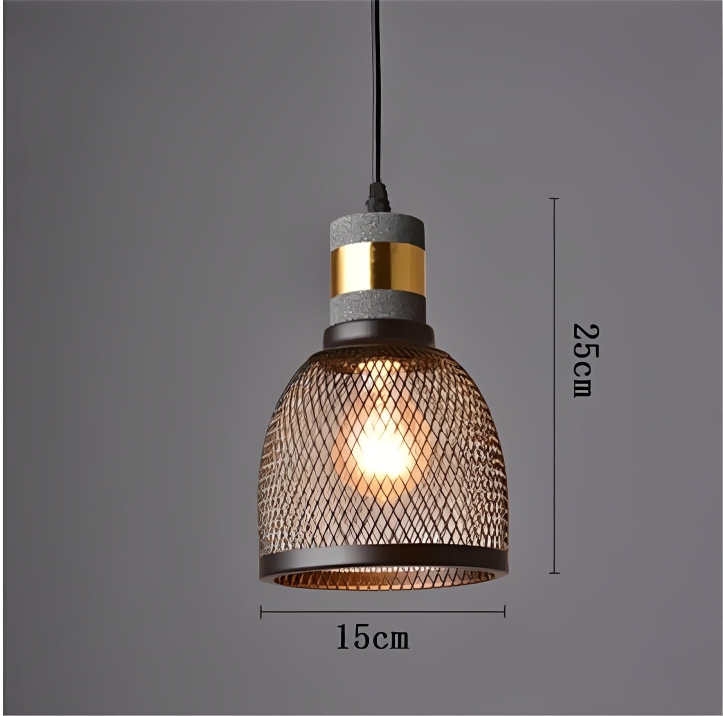 Hudson – Suspension industrielle vintage