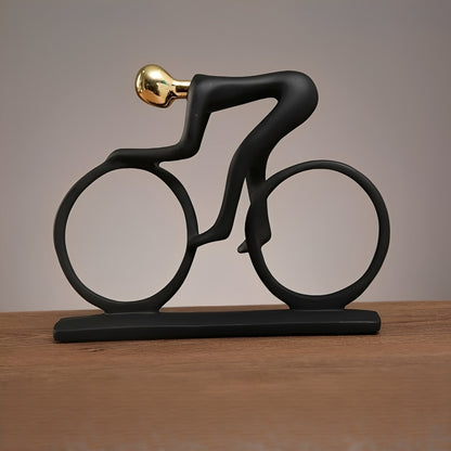 Lukas – Sculpture moderne de cycliste