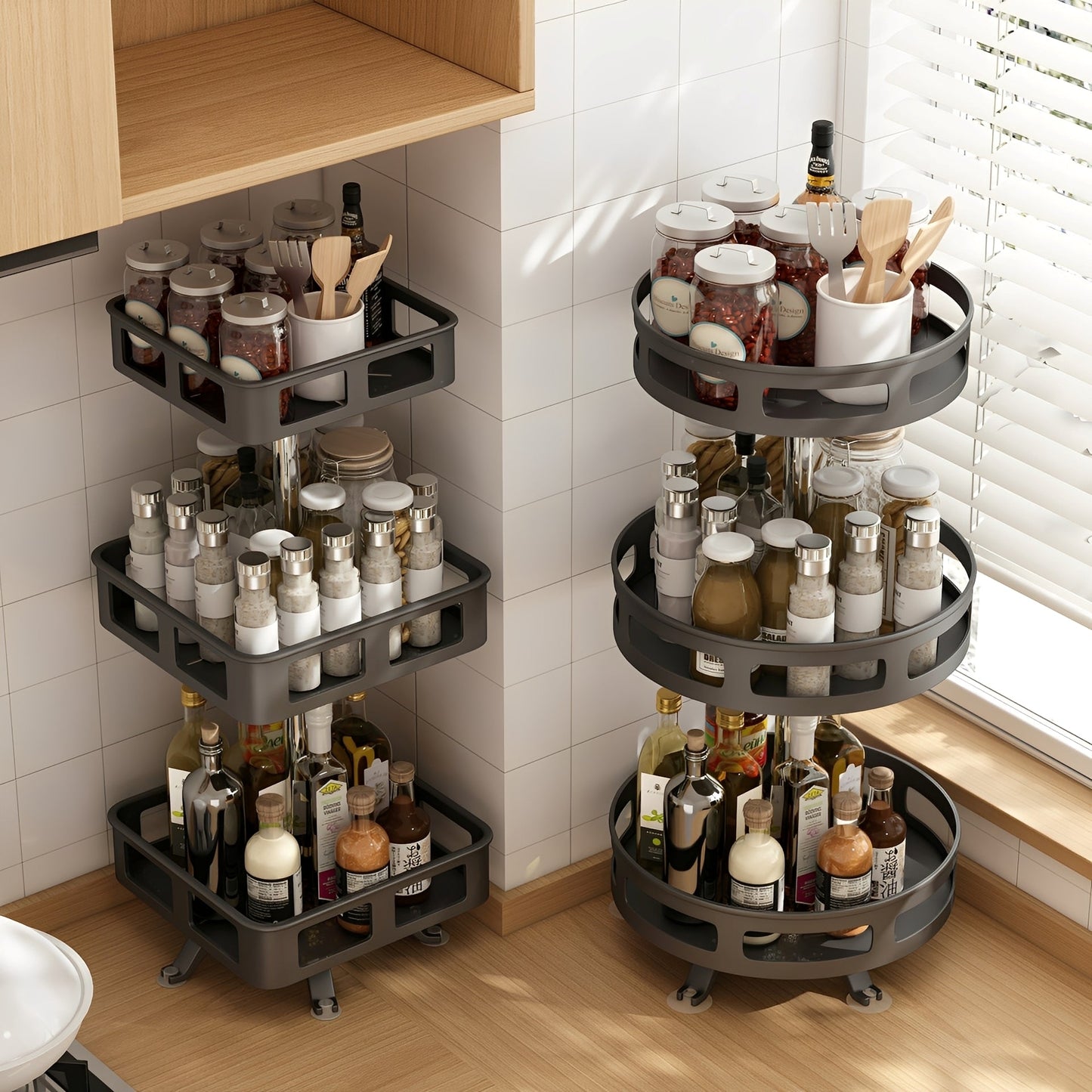 Rotara – Étagère à épices de cuisine rotative