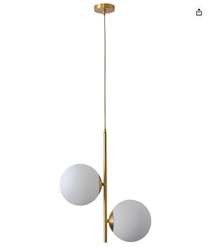 Kara – Suspension à double tête minimaliste moderne