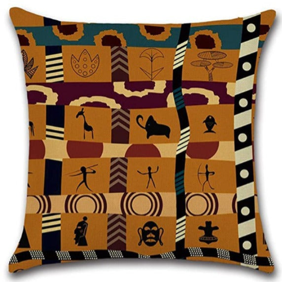 Arkel – Housse de Coussin Abstraite Géométrique