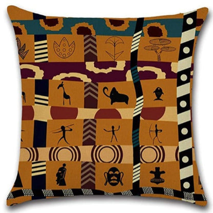 Arkel – Housse de Coussin Abstraite Géométrique