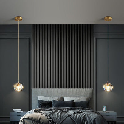 Jiren – Suspension LED élégante en cristal