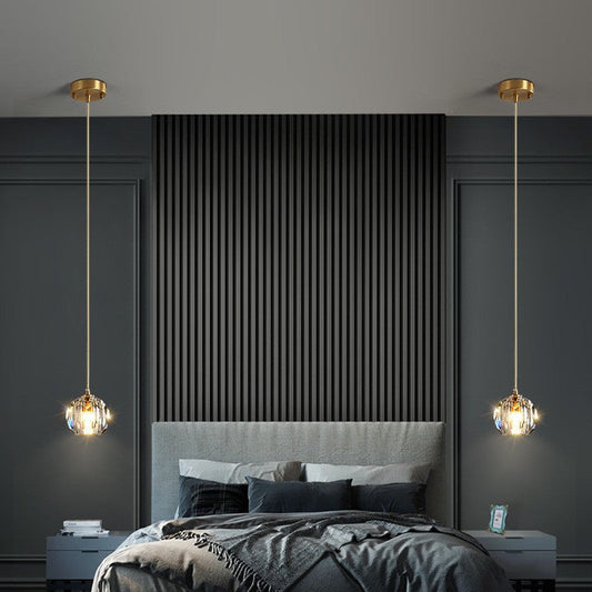 Jiren – Suspension LED élégante en cristal