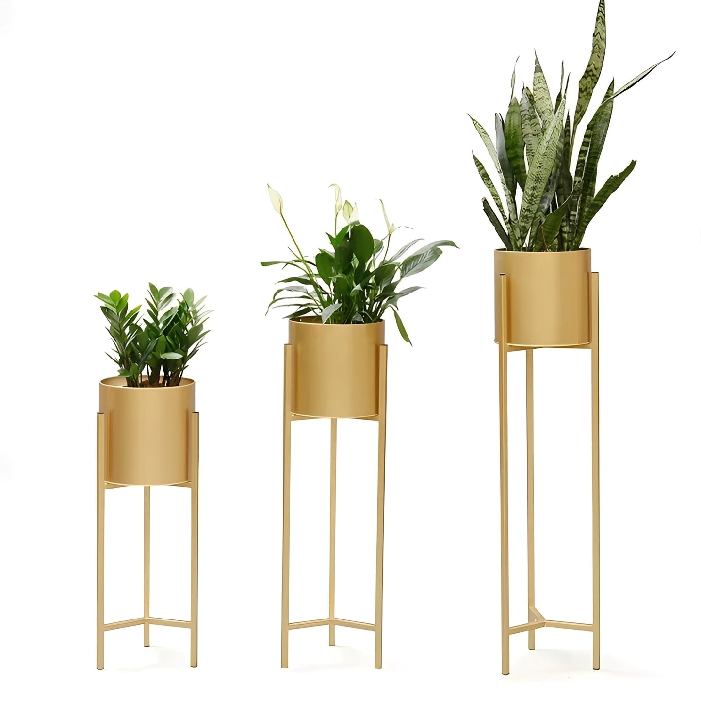 Freja – Étagère nordique en fer pour fleurs
