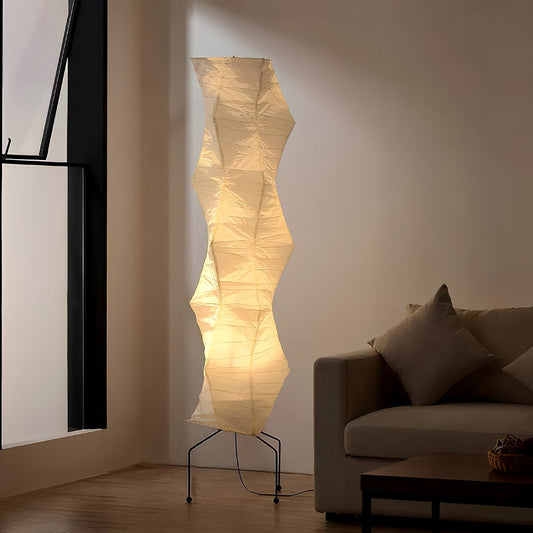 Asuka – Lampe Japonaise sur Pied avec Papier de Riz