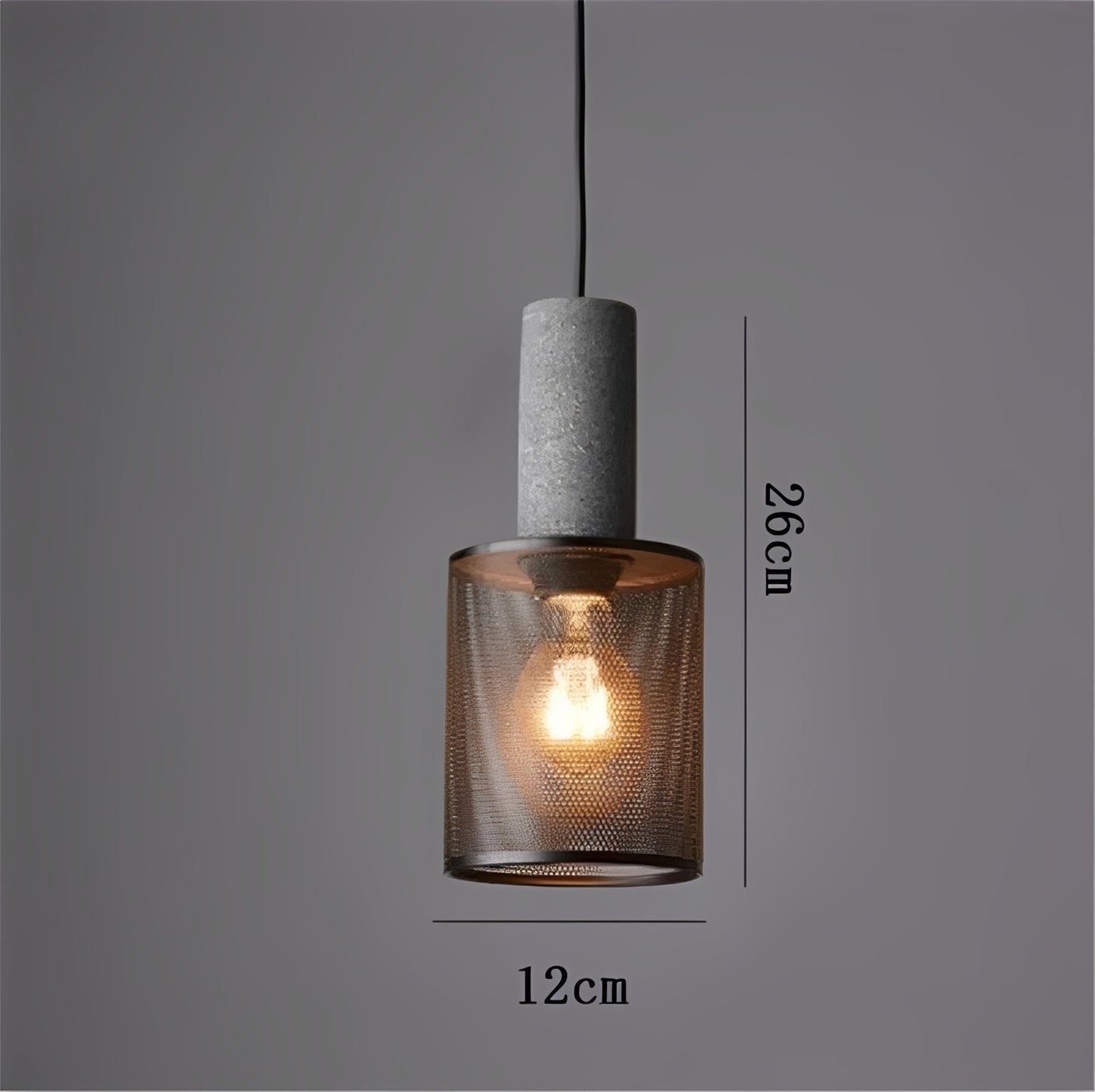 Hudson – Suspension industrielle vintage
