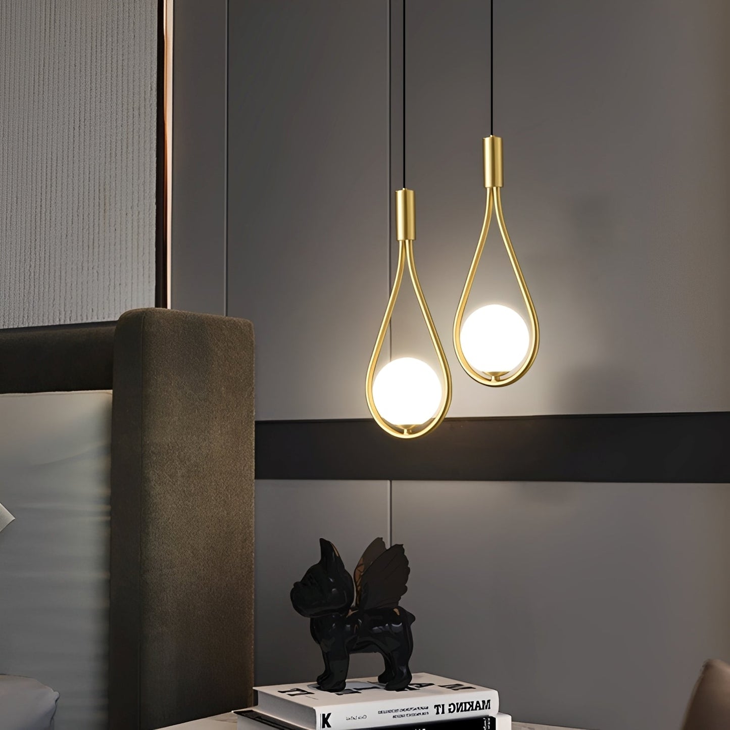 Cova – Suspension en cuivre minimaliste