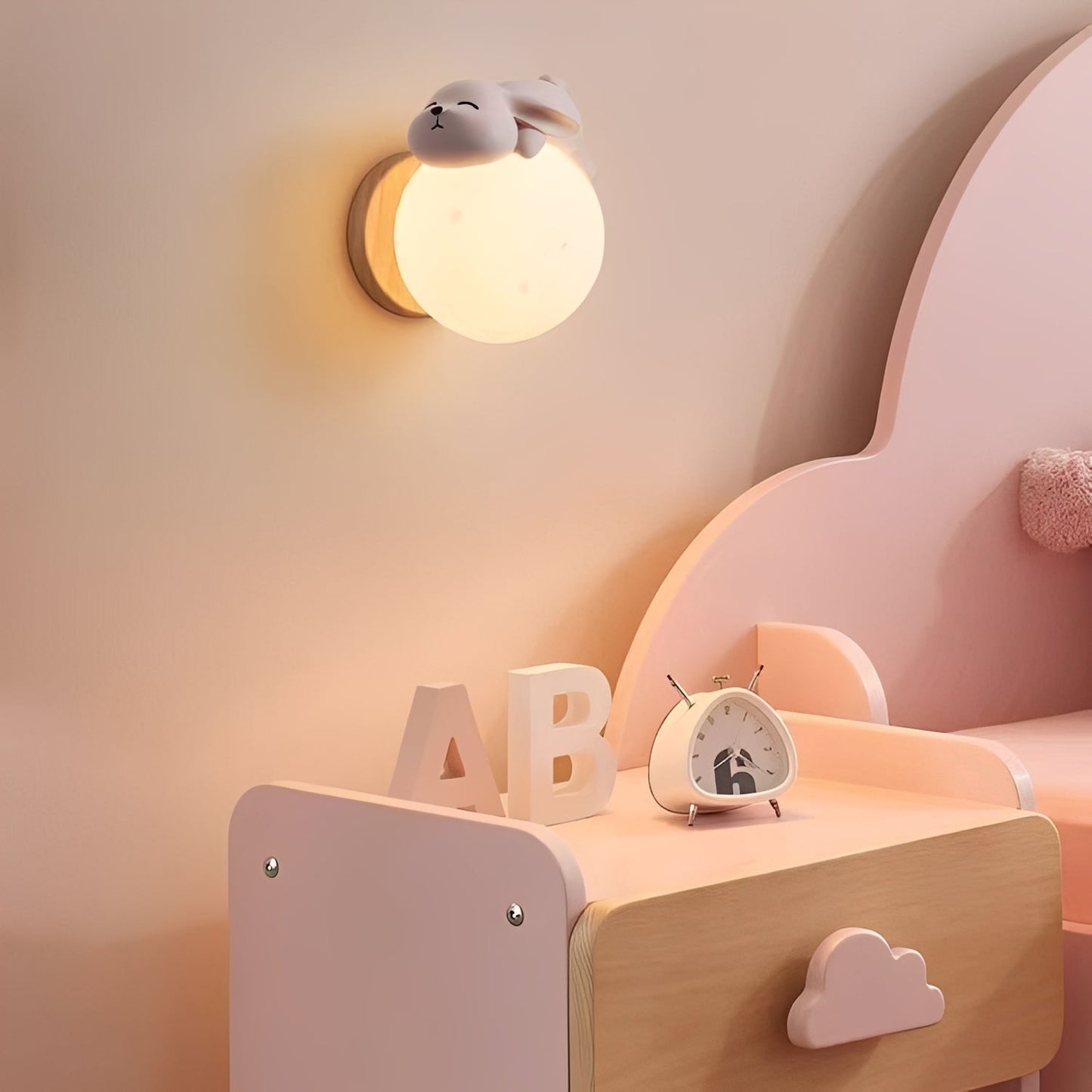 Gayle – Lampe Murale Lune Créative