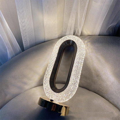 Evelyn – Élégante Lampe de Table LED en Cristal