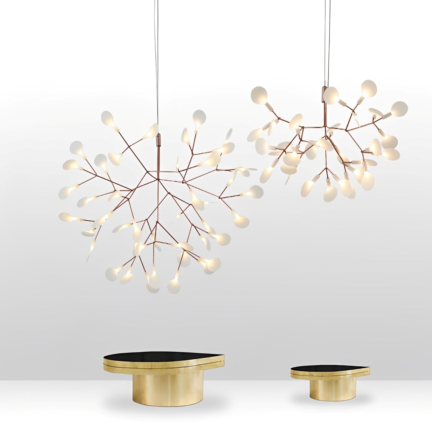 Eirik – Suspension design en branche de feuille nordique