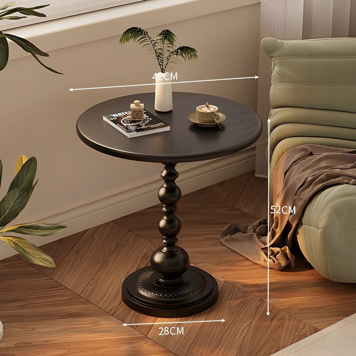 Mariselle – Vintage Moderne Table Basse Ronde
