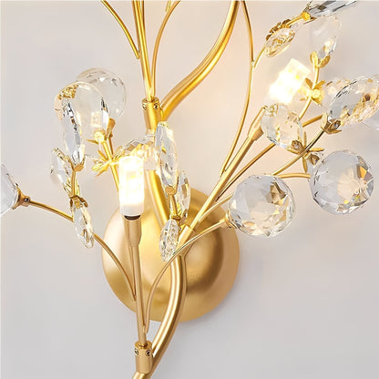Zuko – Lampe Murale en Cristal au Design en Branche