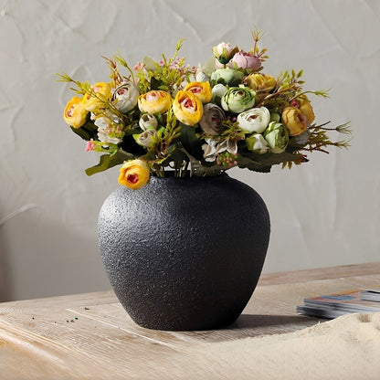 Nera – Vase en céramique noire